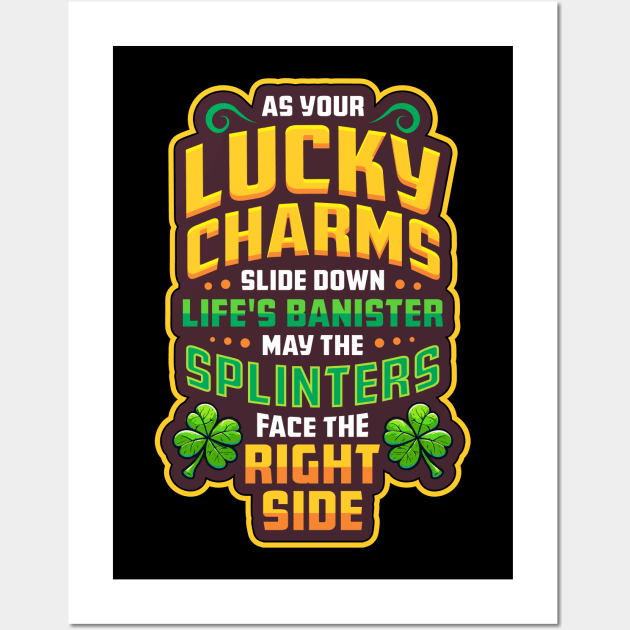 Irish Prayer - Luck of The Irish - Funny Wall Art by Vector-Artist